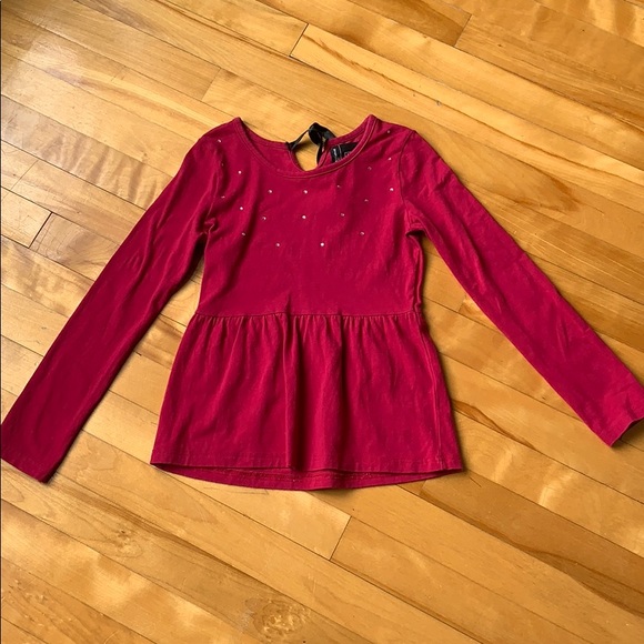 (4 for $20) Pink Top with Rhinestones - Picture 2 of 6